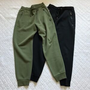 Polo by Ralph Lauren Green and Black Kids Sweatpants set of 2 pieces SZ M 10-12